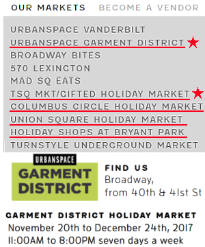 今年誕生したNYの新しいホリデー・マーケットの1つ、Garment District Holiday Market_b0007805_21233368.jpg