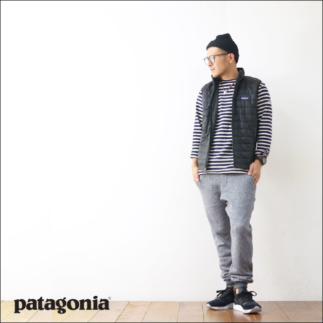 Patagonia M's Nano Puff Vest #84242 [BLK / ENLB] メンズ