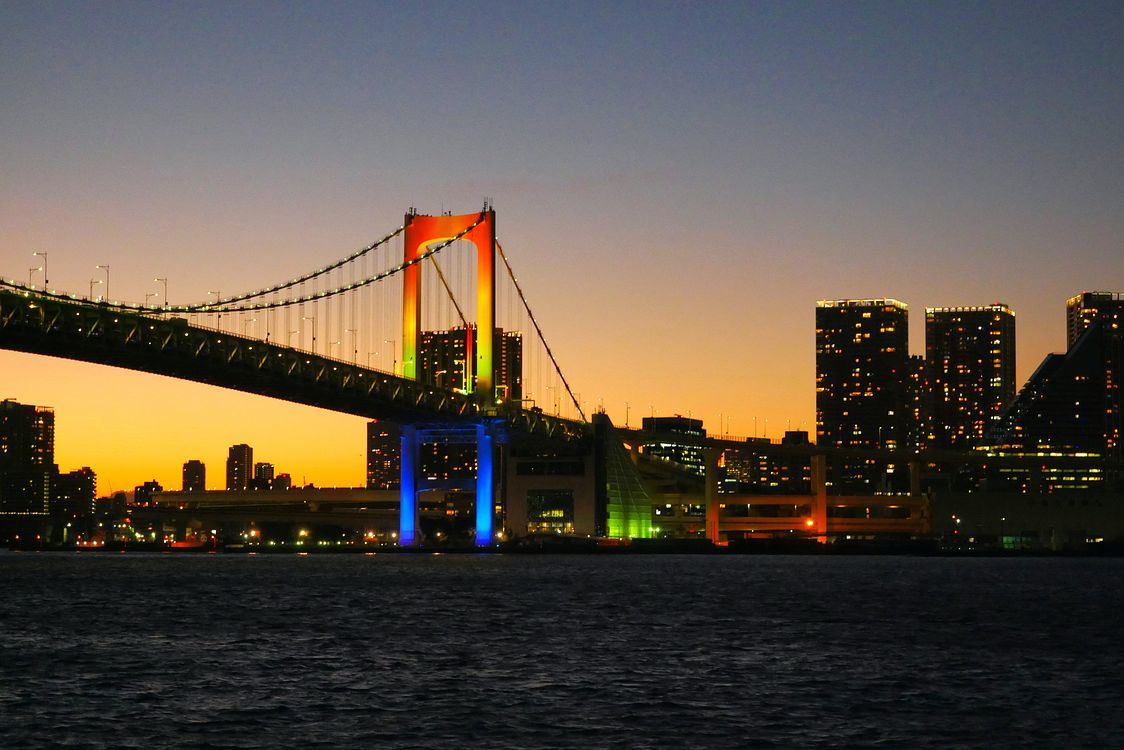 東京イルミネーション見学バスツアー（３）・・・レインボウブリッジを手持ち夜景モードで撮る♪_a0031821_15261077.jpg