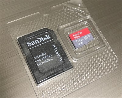 64GBで1600円のmicroSDCX(UHS-I)カードが届いた━(ﾟ∀ﾟ)━!_d0262326_16251448.jpg