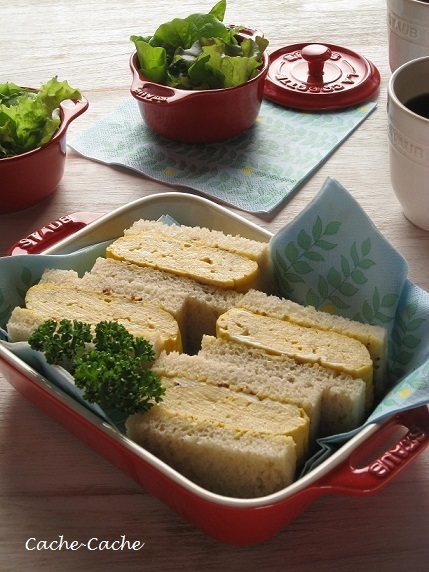 グルテンフリーパンを焼いて、厚焼きたまごサンド♪_d0319943_09034459.jpg