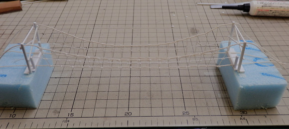 ミニレイアウト（３０）～ 吊り橋を作る（１）_c0222964_18535107.jpg