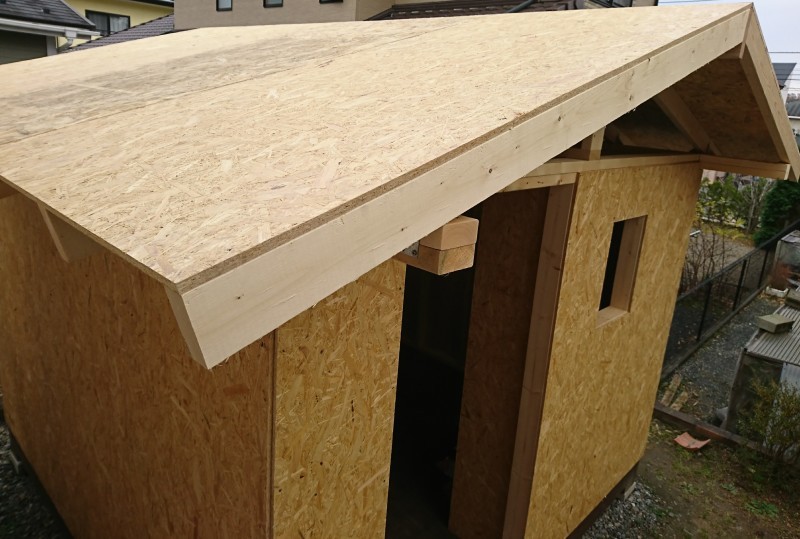 Diyで物置小屋を作る 屋根 構造編 すき と暮らす