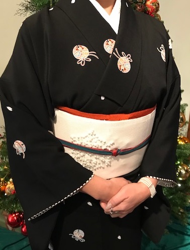 クリスマス会・貴久樹さんの雪の結晶パール帯・展示会へ_f0181251_18513866.jpg