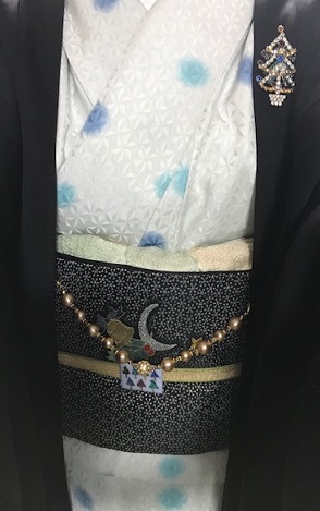 クリスマス会・貴久樹さんの雪の結晶パール帯・展示会へ_f0181251_19104797.jpg