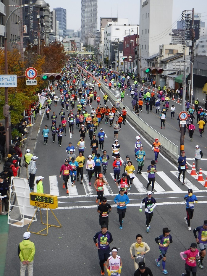 ◆2017大阪マラソン　～バッタリ遭遇で頑張れ！～_f0238779_16230037.jpg