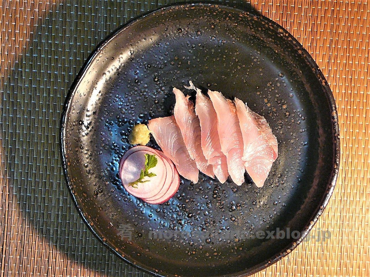 コバンアジの刺身 肴