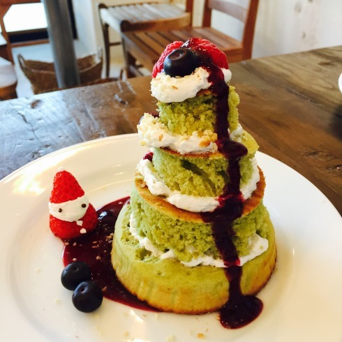 クリスマスツリーパンケーキ＠BOTANIST Cafe_f0054260_21571033.jpg