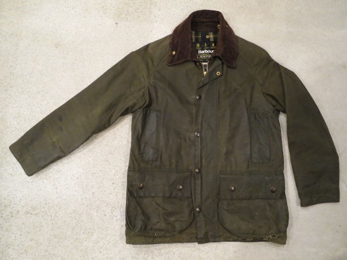 Barbour　32　MADE　IN　ENGLAND　BEAUFORT　希少　+　年内は、31日まで営業　!!_e0187362_14190861.jpg