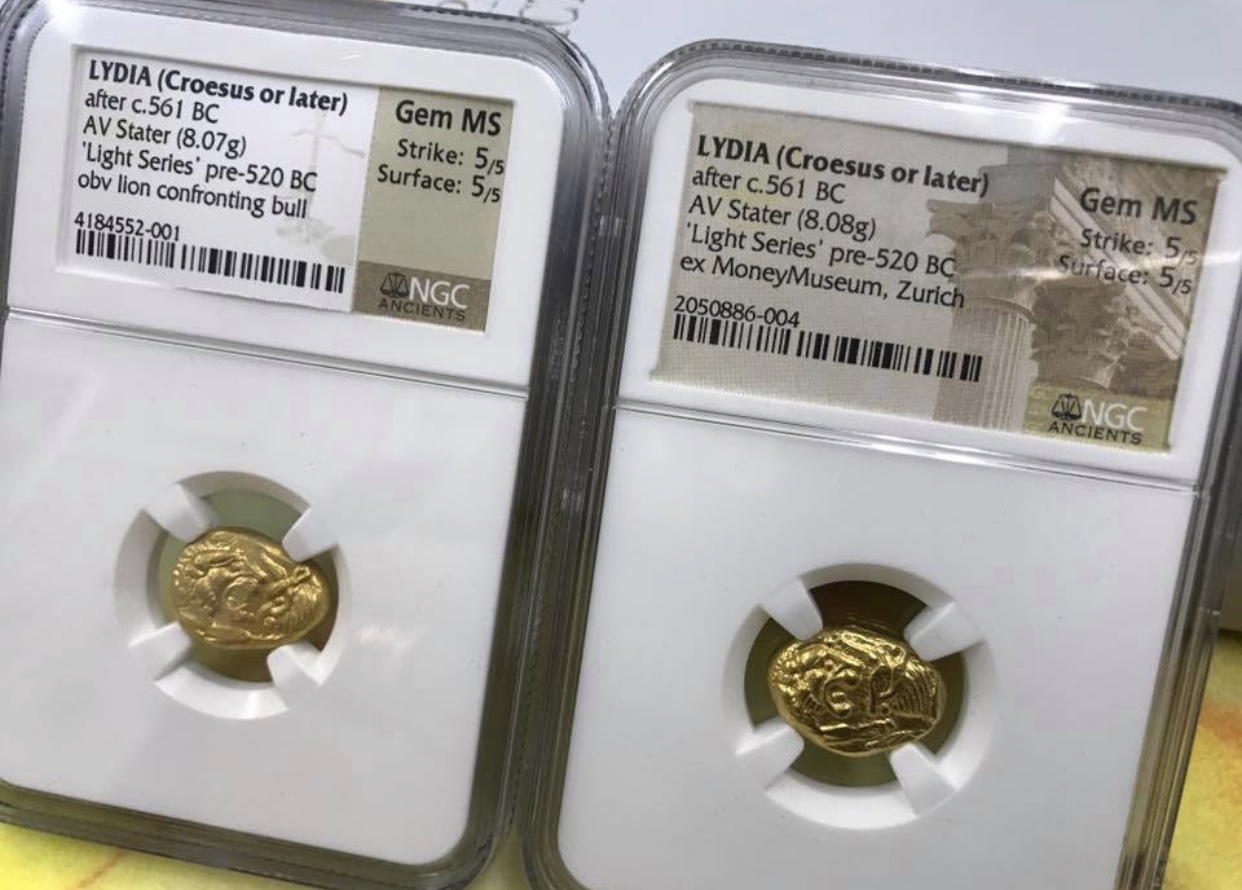 King Croesus Gold Light Stater TRUE Rarity! 本当の希少さ!_d0357629_18415990.jpeg