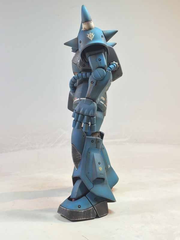 MG 1/100 MS-07B グフ ランバ・ラル専用機 戦場風 改修塗装完成