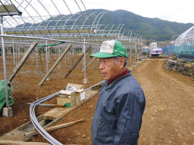 熊本ぶどう 社方園 トンネル式から連棟建てのハウスへ!徹底管理をして育てるための冬の作業の様子(後編)_a0254656_18235852.jpg