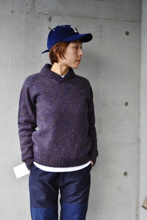 寒いのでWOOL 続きます。。。Jamieson\'s 別注MIX Shawl COLOR SWEATER!★!_d0152280_20550855.jpg