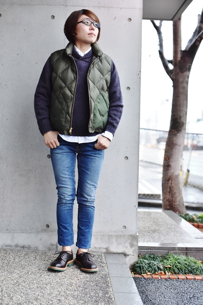 寒いのでWOOL 続きます。。。Jamieson\'s 別注MIX Shawl COLOR SWEATER!★!_d0152280_20584405.jpg