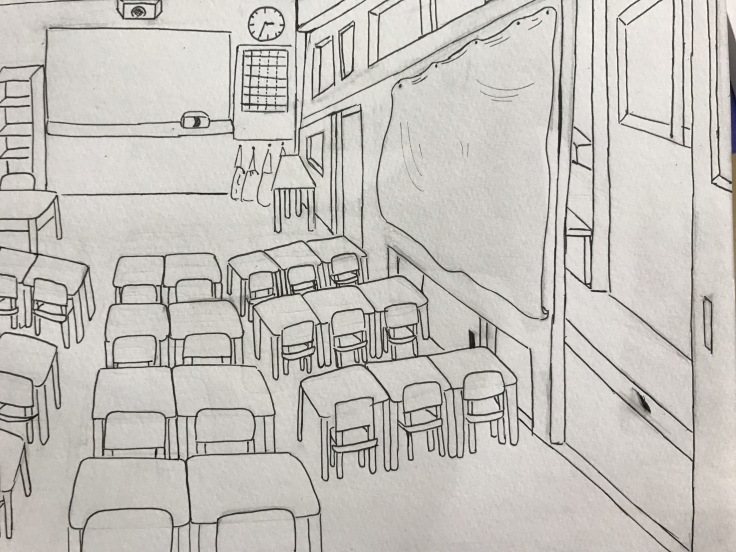 ６年生の一点透視図法 東西線浦安駅徒歩２分の絵画教室 Atelier創 アトリエ ソウ のブログ