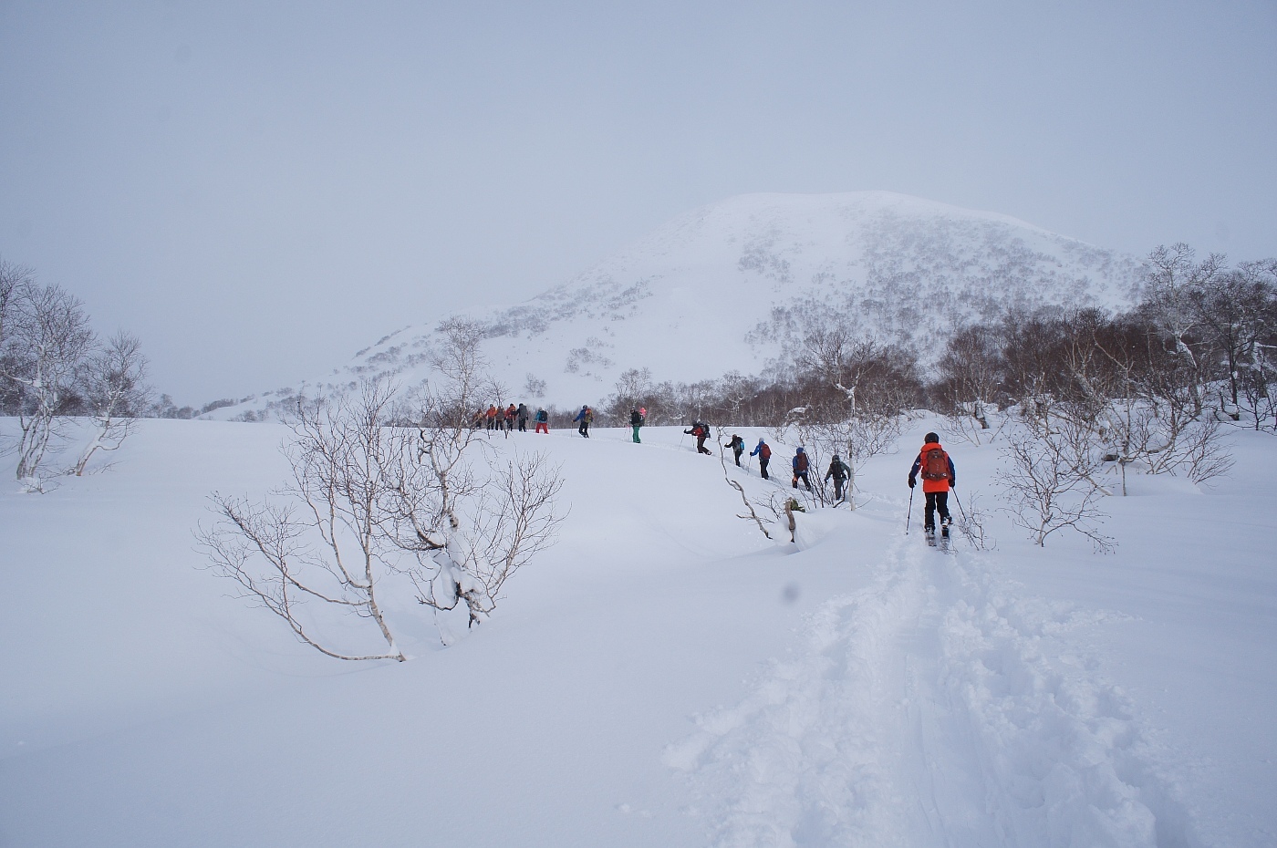 チセヌプリ山麓に戯れる✮途中撤退✮2017.12.17_a0248508_20031174.jpg