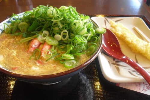 丸亀製麺　『かに玉あんかけうどん』_a0326295_19200356.jpg