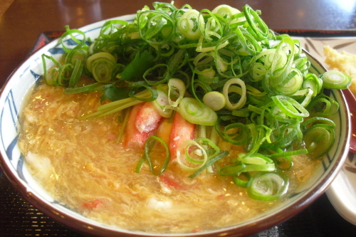 丸亀製麺　『かに玉あんかけうどん』_a0326295_19202309.jpg