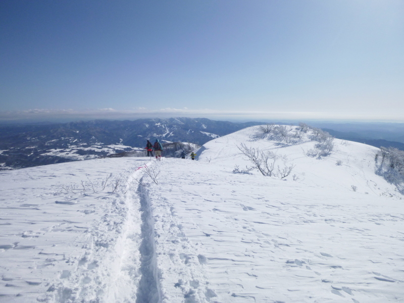 雪の大日ｹ岳(1708.9M)   下山 編_d0170615_19011862.jpg