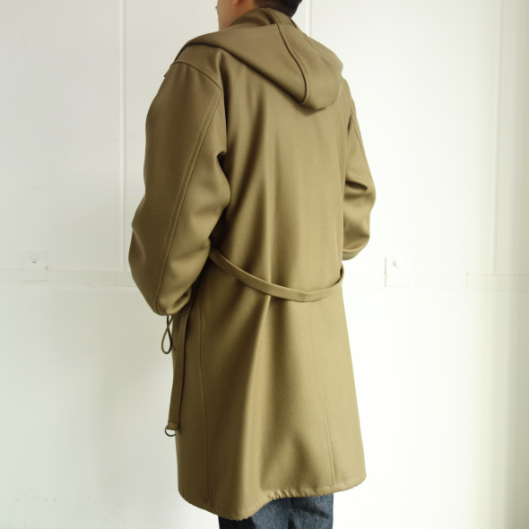 AURALEE】Light Melton Long Hooded Coat : kink higashisakura AURALEE】Light Melton Long Hooded Coat : kink higashisakura