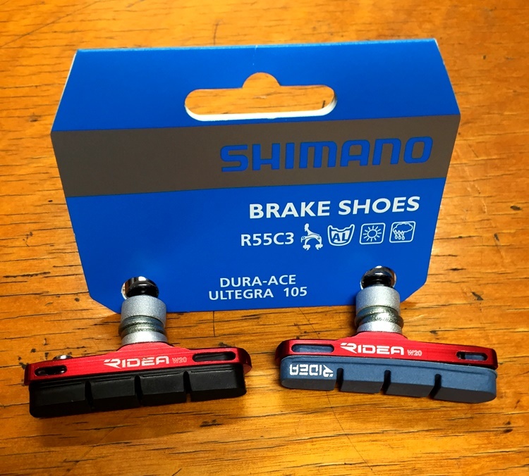 RIDEA(リデア)小径ホイール用Vブレーキシュー入荷です