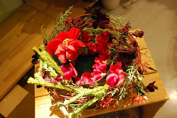 木花12月フラワーレッスンのご報告_a0201358_19195346.jpg