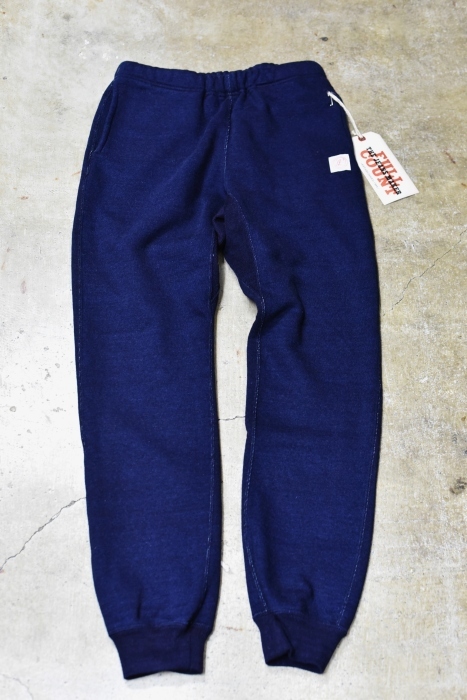 FULL COUNT ・・・ 25周年限定・極上「吊り編み」Indigo SWEAT PANTS!★!_d0152280_08080488.jpg