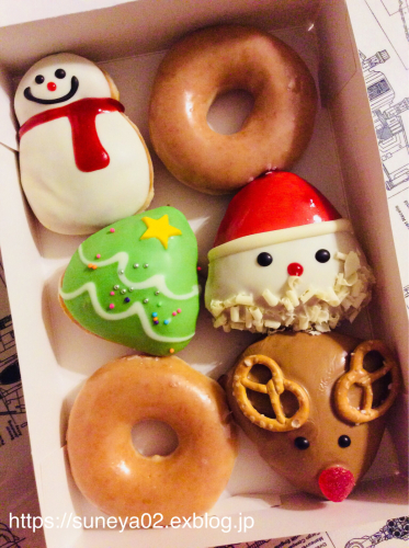 クリスマスドーナツ カリフォルニアの広い空 と日本の空は繋がっている