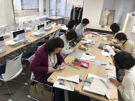 【ヴォーグ学園東京校布小物講座】今年も１年ありがとうございました♪_f0023333_22101648.jpg