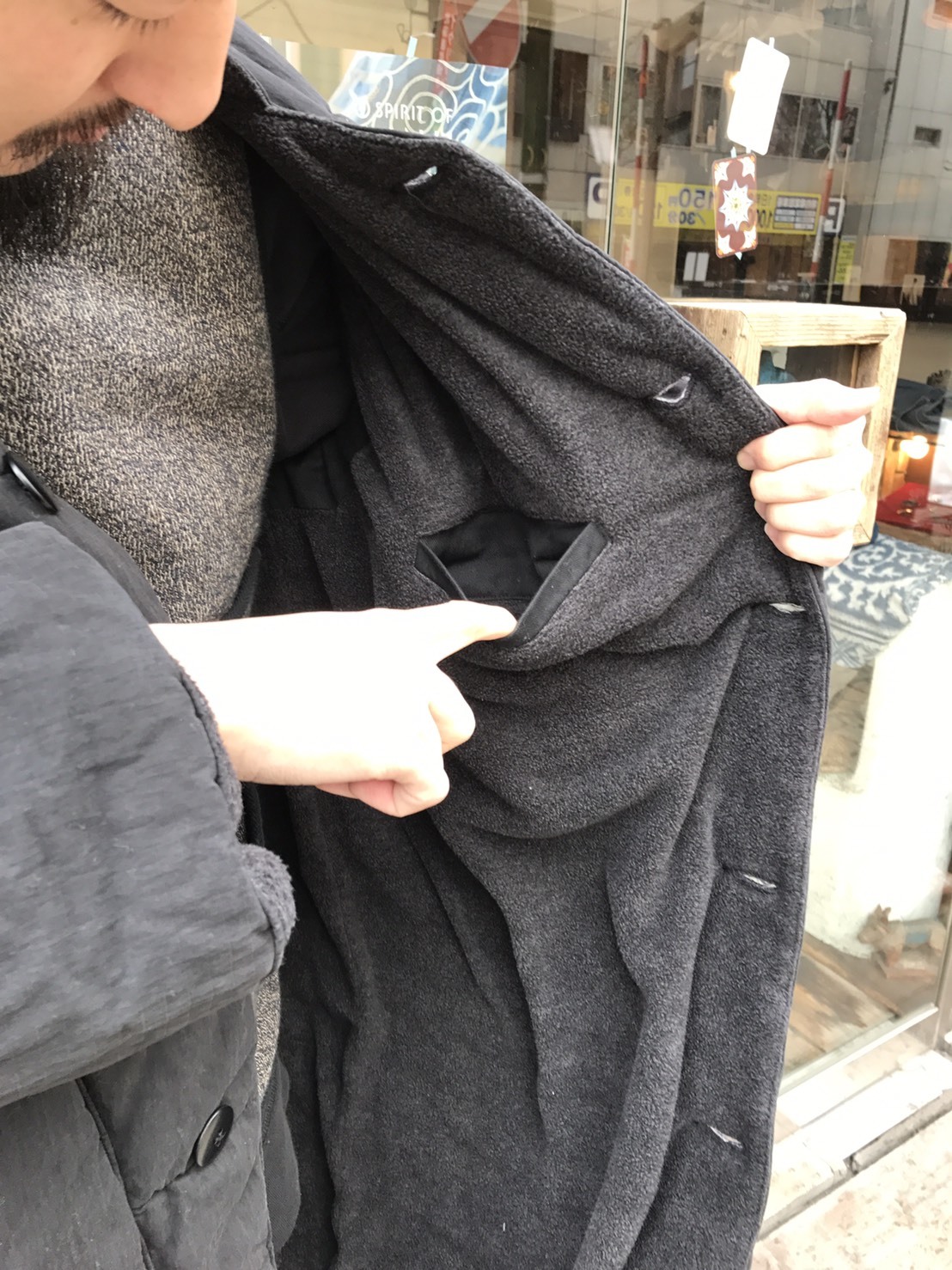リップストップキルト作務コート : SAPPORO STAFF BLOG リップストップキルト作務コート : SAPPORO STAFF BLOG