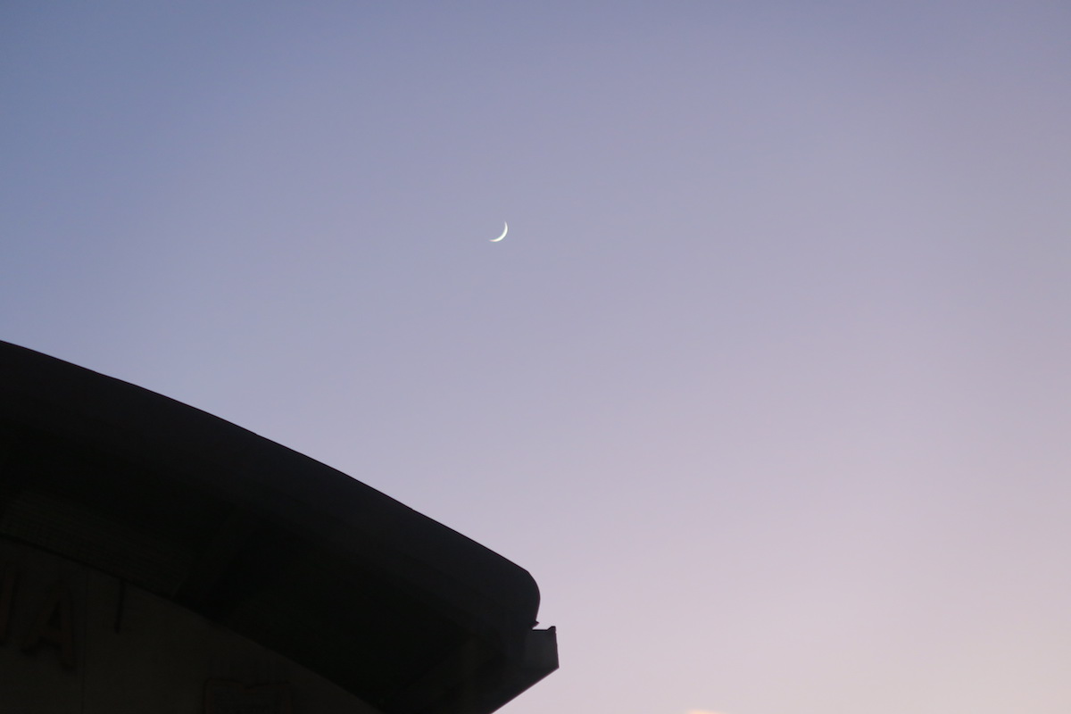 桃色に花咲く空と冬至の夕べ、イタリア_f0234936_1032815.jpg