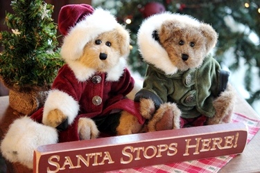 ヴィンテージなクリスマスの Boyds Bear_f0161543_18124246.jpg