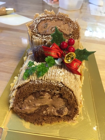クリスマス モンブランブッシュドノエルレッスン_a0214059_16332426.jpeg