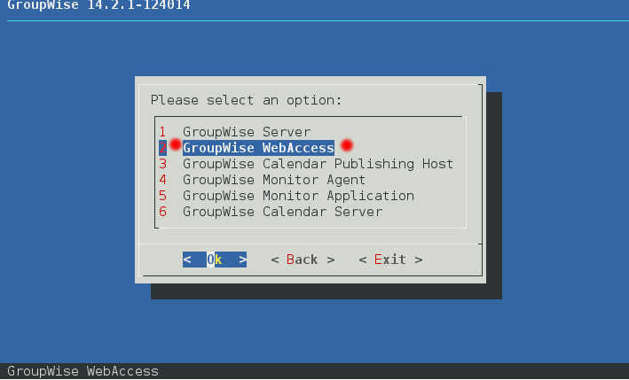 GroupWise 2014 R2 SP1 の SLES12 へのインストール(一部不具合あり)_a0056607_10362086.jpg