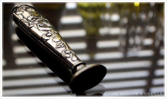 necessaire d\'ecriture ヤドリギをモチーフとした筆記用具のセット フランスアンティーク_d0184921_16325607.jpg