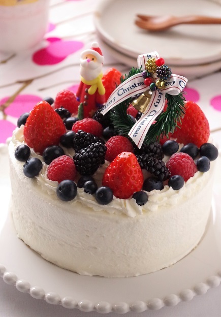 娘と楽しく♪クリスマスケーキ作り_f0168317_22014876.jpg