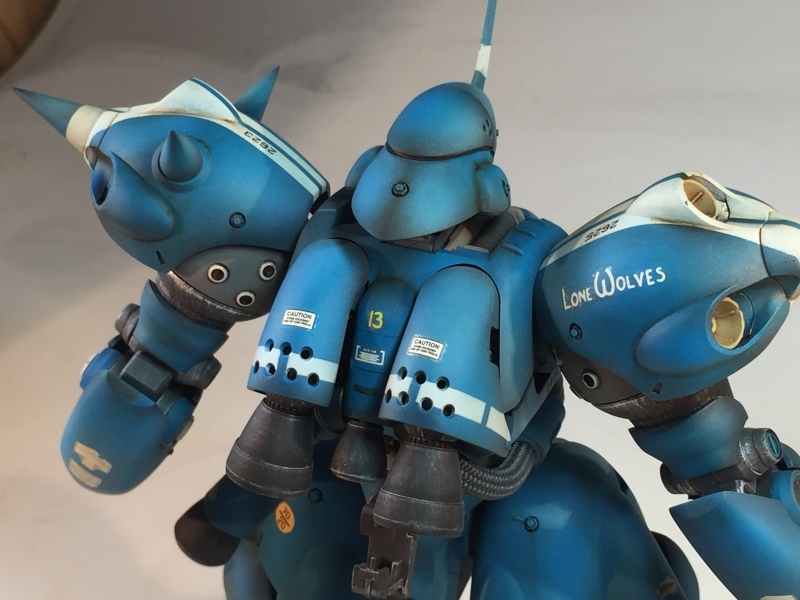 MG 1/100 MS-18E ケンプファー 戦場風 モノアイ発光 サクロプス