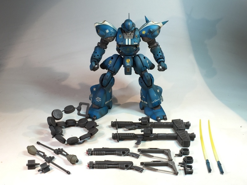 MG 1/100 MS-18E ケンプファー 戦場風 モノアイ発光 サクロプス MG 1/100 MS-18E ケンプファー 戦場風 モノアイ発光 サクロプス
