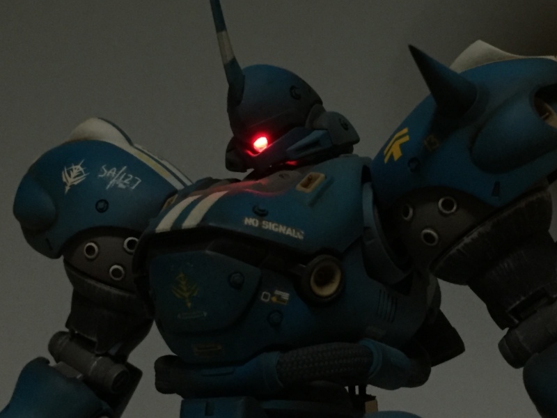 MG 1/100 MS-18E ケンプファー 戦場風 モノアイ発光 サクロプス MG 1/100 MS-18E ケンプファー 戦場風 モノアイ発光 サクロプス