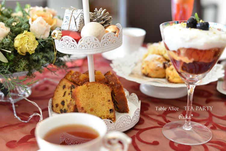 ティーレッスン 手作りのクリスマスティーパーティー ♯2_c0250634_2232348.jpg