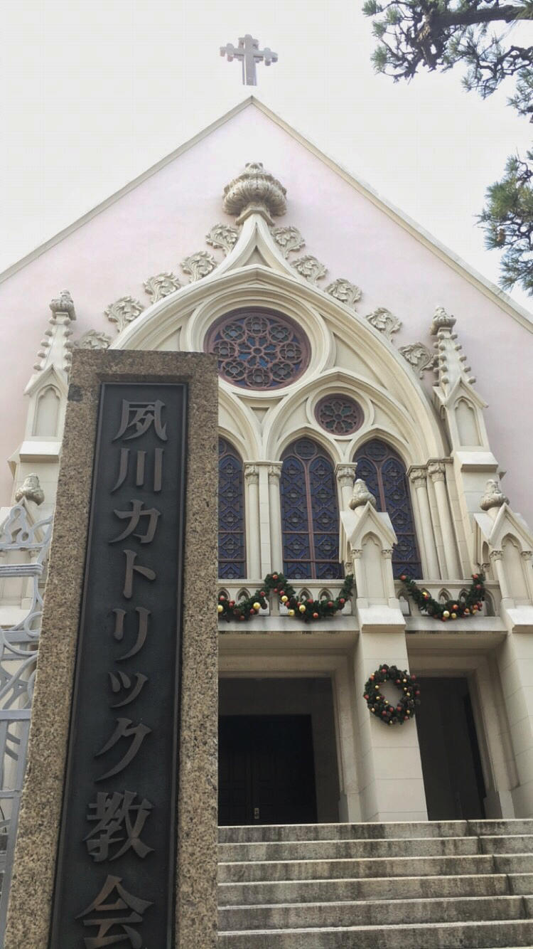 クリスマスを待つカトリック夙川教会_b0063958_14274929.jpg