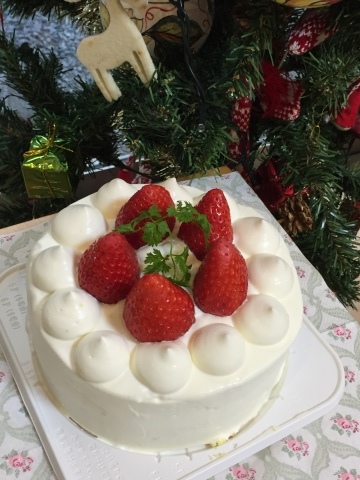 クリスマスのいちごショートケーキ_a0214059_06020111.jpeg
