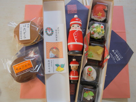 X‘mas上生菓子セット:開源堂川嶋(弘前市)_b0147224_09184.jpg
