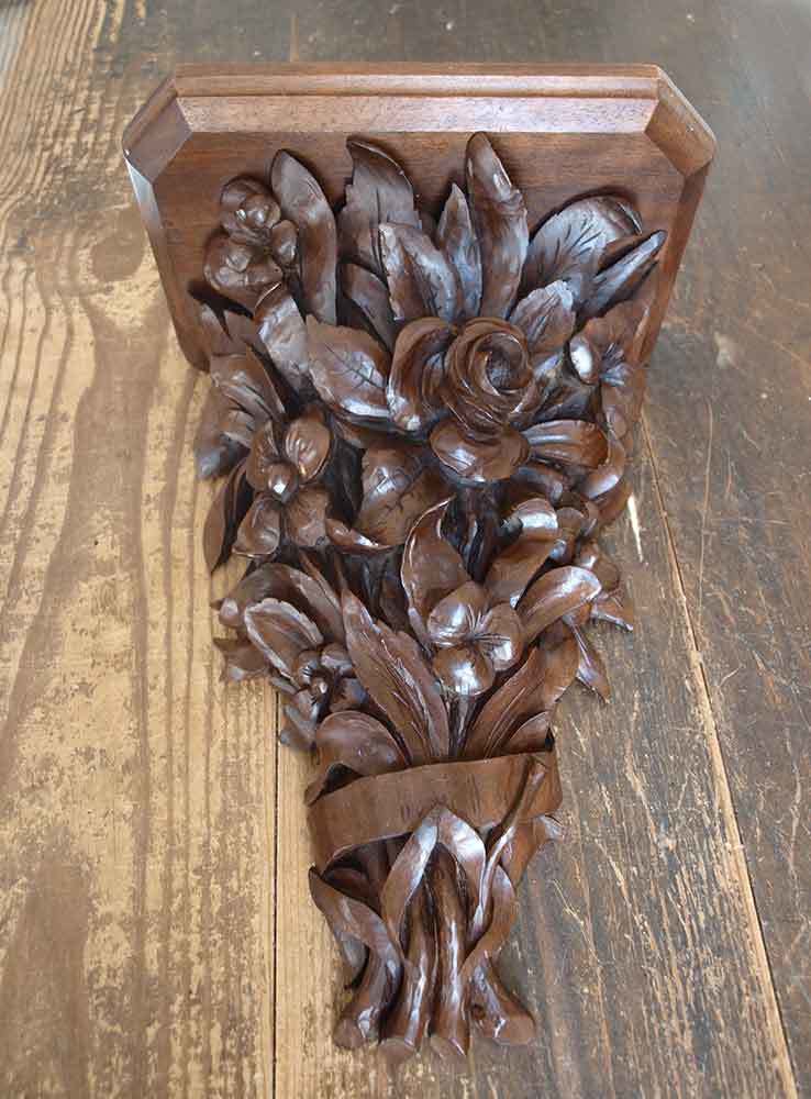 ssx2673___木彫刻 コーベル コンソールウォールシェルフ/K049 木彫刻 コーベル コンソール彫刻 ウォールシェルフ 枯れ木サルベージ