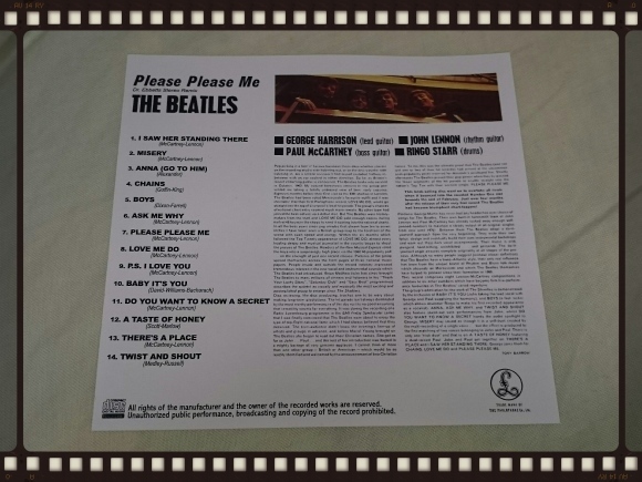 THE BEATLES / PLEASE PLEASE ME Dr.Ebbetts Stereo Remix_b0042308_13113621.jpg