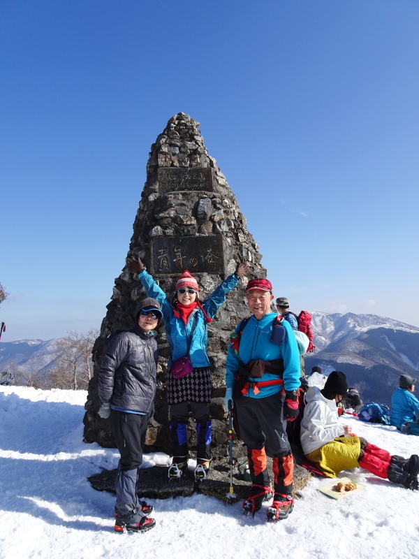 雪の綿向山 (1,110M)  　登頂 編_d0170615_21062311.jpg