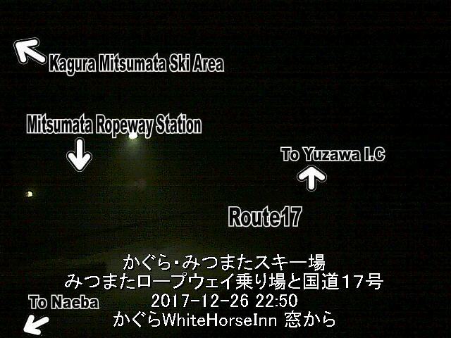 2017年12月26日　夜の新潟ライブカメラチェック　湯沢では6時間で30cmUPしました！_e0037849_23312195.jpg