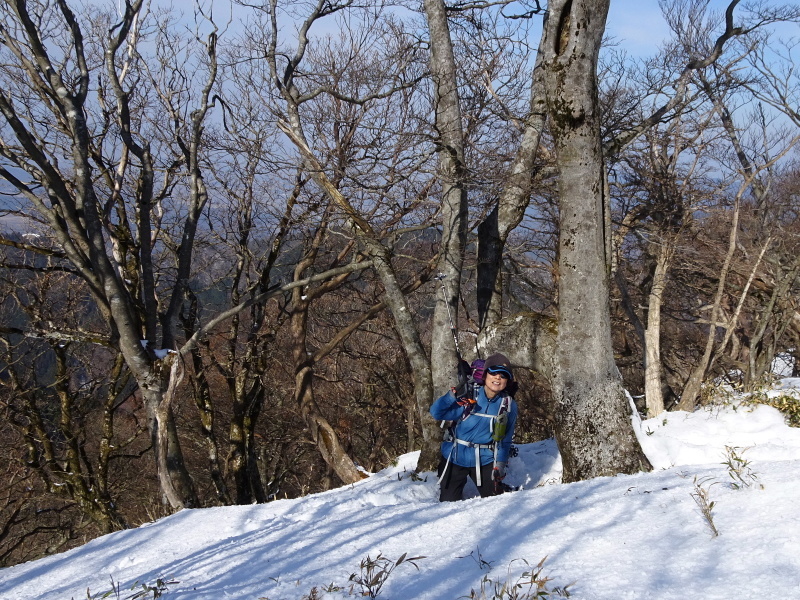 雪の綿向山 (1,110M)  下山 編_d0170615_20265956.jpg