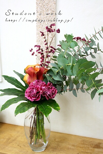 今年最後の花束レッスン Impression Days 今年最後の花束レッスン Impression Days