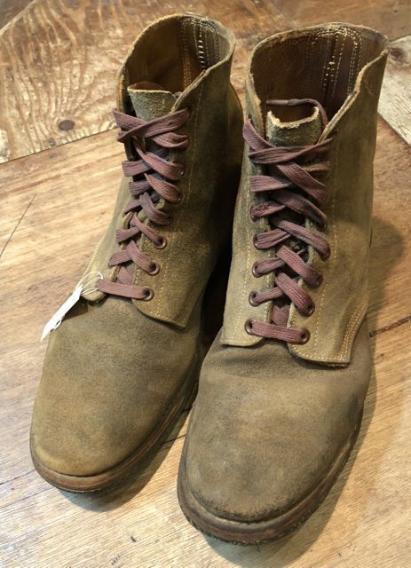 　1月２日入荷！！　WW２　１９４４年　U.S ARMY , AIR FORCE M-43 service shoes ! TYPE 3 Rough Side Out_c0144020_14123422.jpg